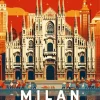 Milan Poster Art Diamond Painting