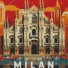 Milan Poster Art Diamond Painting