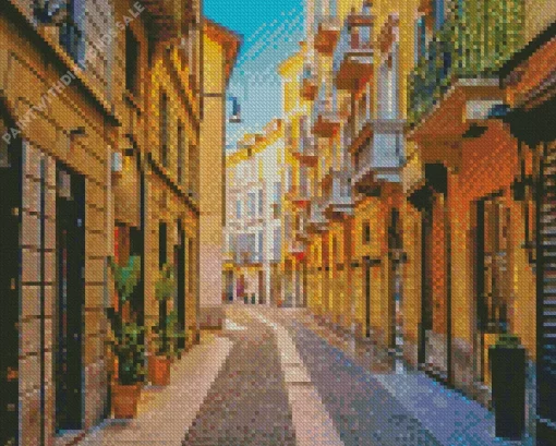 Milan Streets Diamond Painting