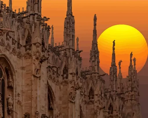 Milan Sunset Diamond Painting