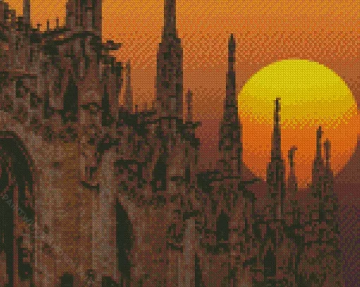 Milan Sunset Diamond Painting