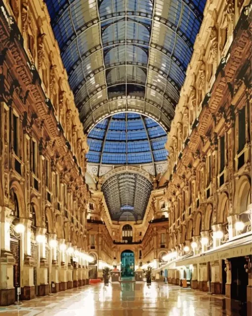 Milano Galleria Vittorio Emanule Diamond Painting