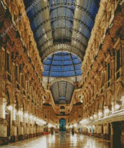 Milano Galleria Vittorio Emanule Diamond Painting