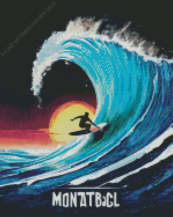 montabeach Surfing Diamond Paintings Montabeach Surfing Diamond Painting