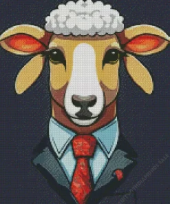 Mr Sheep Diamond Painting