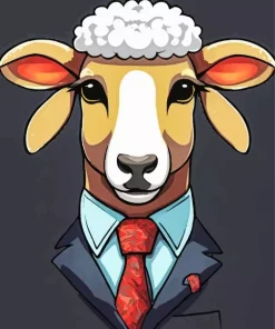 Mr Sheep Diamond Painting