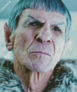 Old Spock Star Trek Diamond Painting