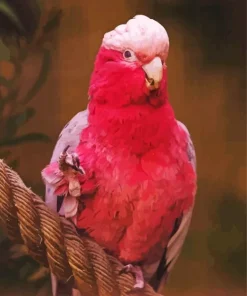 Pink Cockatoo Art Diamond Painting