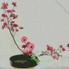 Pink Ikebana Diamond Painting