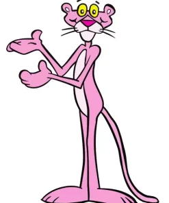 Pink Panther Character Diamond Painting