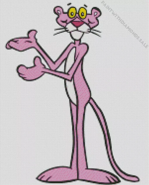 Pink Panther Character Diamond Painting