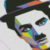 Pop Art Charlie Chaplin Diamond Painting