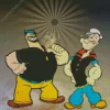 Popeye And Brutus Diamond Painting