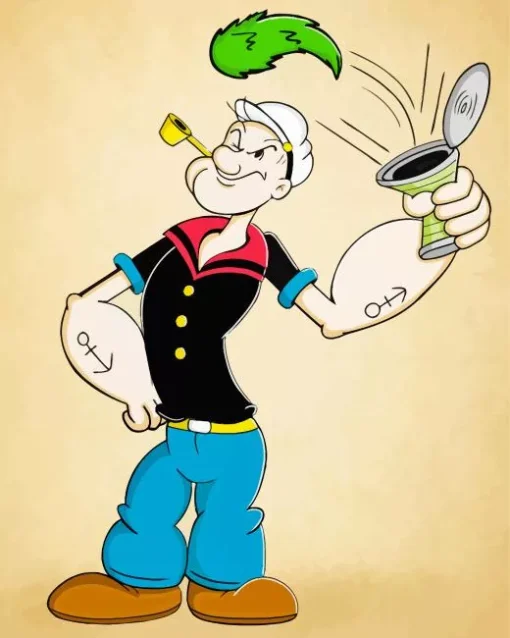 Popeye Art Diamond Painting