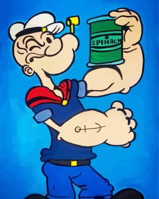 Popeye The Sailor Man Animation Diamond Painting