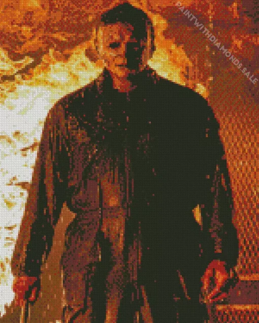 Scary Michael Myers Diamond Painting