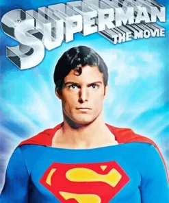 Superman Film Poster Diamond Painting