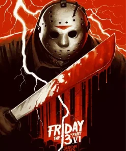 The Friday The 13th Film Poster Diamond Painting