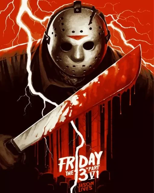 The Friday The 13th Film Poster Diamond Painting