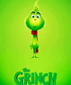 The Grinch Cartoon Poster Diamond Painting