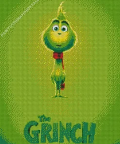 The Grinch Cartoon Poster Diamond Painting