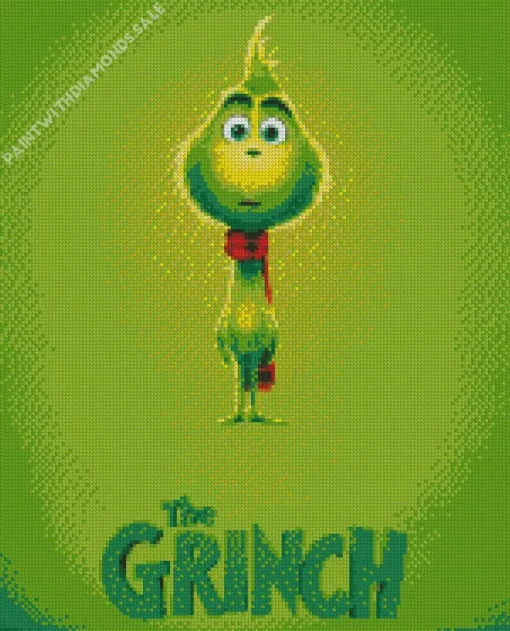 The Grinch Cartoon Poster Diamond Painting