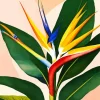 Tropical Bird Of Paradise Diamond Painting