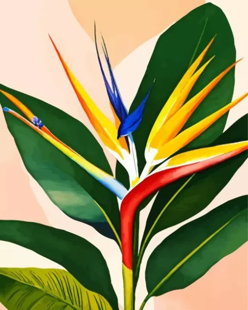 Tropical Bird Of Paradise Diamond Painting