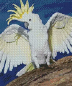 White Cockatoo Diamond Painting