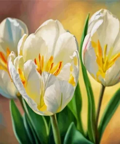 White And Yellow Crocus Diamond Painting