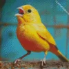 Yellow Canary Singing Diamond Painting