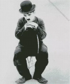 Young Charlie Chaplin Diamond Painting