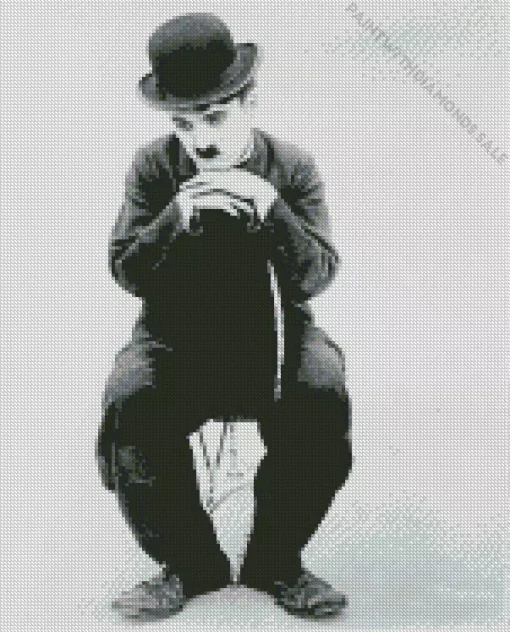 Young Charlie Chaplin Diamond Painting