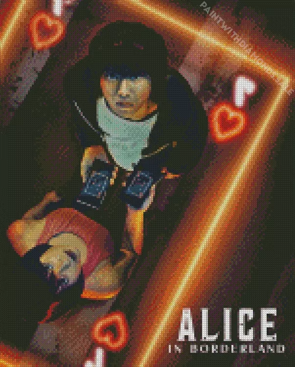 Alice in Borderland poster Diamond With Numbers Alice In Borderland Poster Diamond Painting