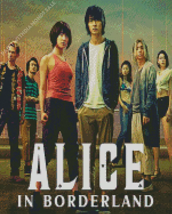 Alice in Borderland series Diamond With Numbers Alice In Borderland Series Diamond Painting