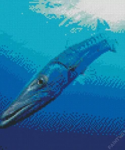 Barracuda Fish In The Sea Diamond Painting