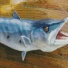 Barracuda Fish With Open Mouth Diamond Painting