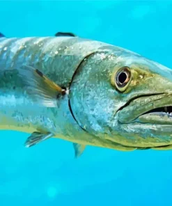 Barracuda With Teeth Diamond Painting