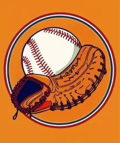 Baseball And Glove Diamond Painting