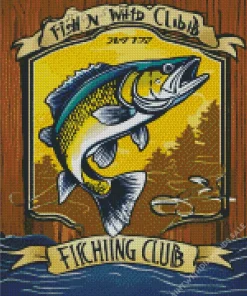 Bass Fish Poster Diamond Painting