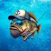 Bass Fish With Sunglasses Diamond Painting