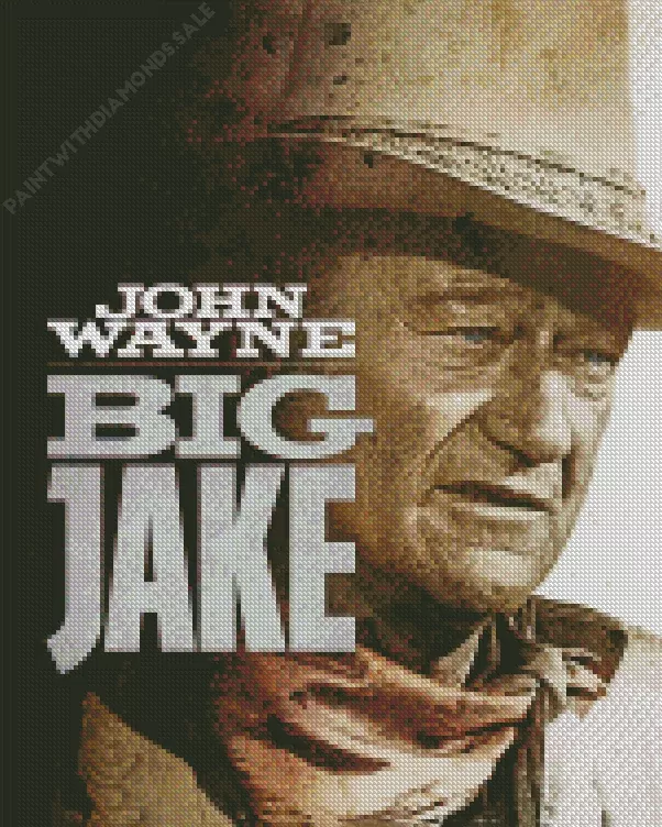 Big Jake movie Diamond With Numbers Big Jake Movie Diamond Painting
