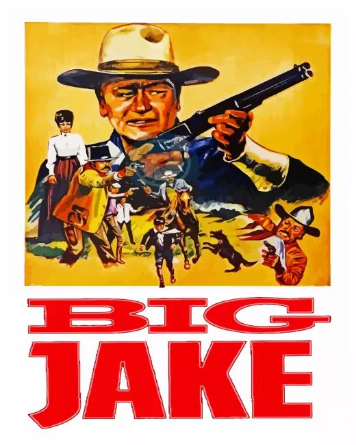 Big Jake poster Diamond By Numbers Big Jake Poster Diamond Painting