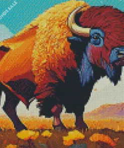 Bison Animal Diamond Painting