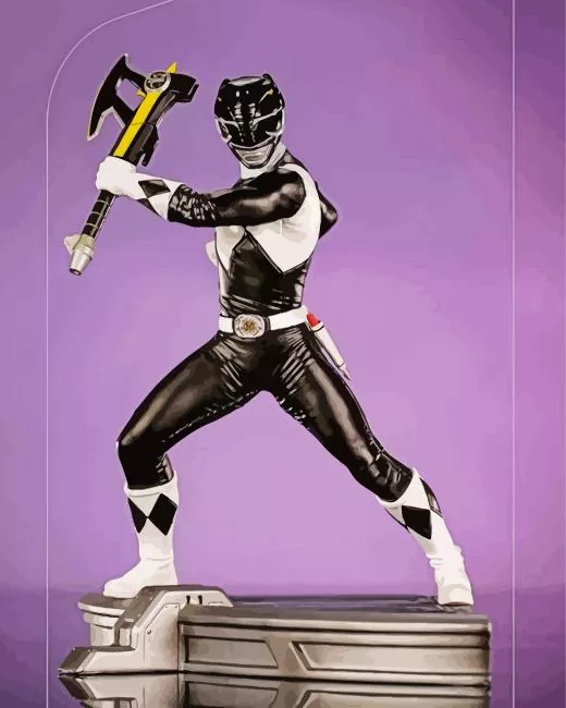 Black Power Ranger Diamond Dotz Black Power Ranger Diamond Painting