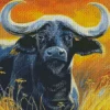Buffalo Animal Art Diamond Painting