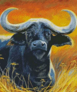 Buffalo Animal Art Diamond Painting