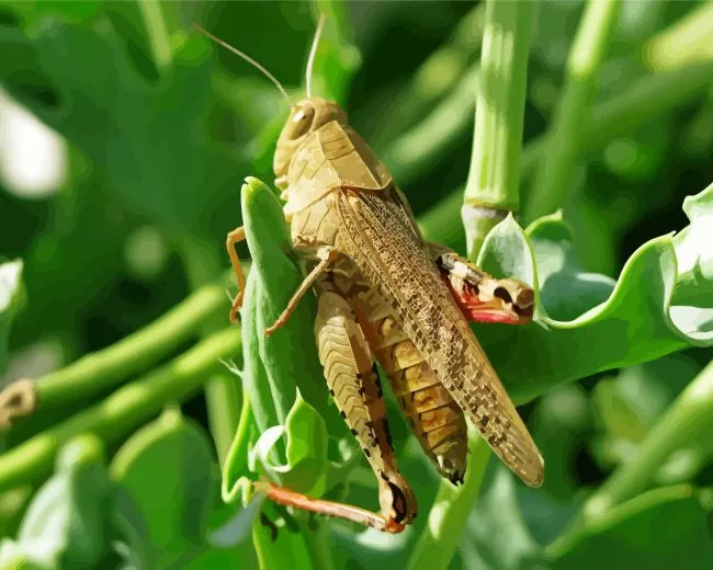 Calliptamus italicus Diamond Paints Calliptamus Italicus Diamond Painting