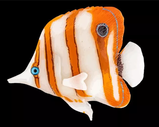 Copperband Butterfly fish art Diamond Paints Copperband Butterfly Fish Art Diamond Painting