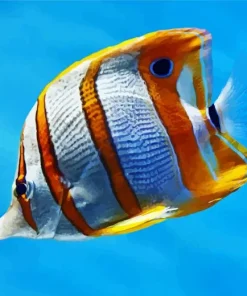 Copperband Butterflyfish Underwater Diamond Painting